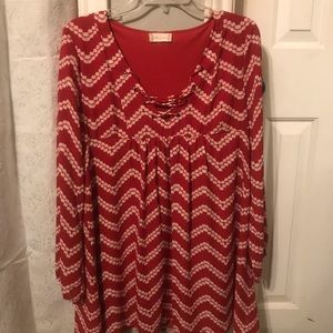 Red & White Altar’d State dress